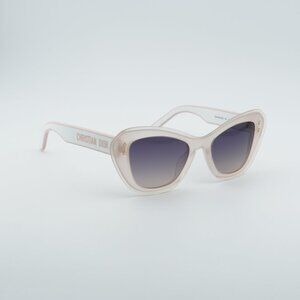 Dior DIORPACIFIC B3U 40GL Sunglasses Pink Shield Frame, Purple Lenses